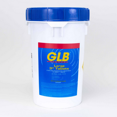 GLB - Large 3" Tablets - 50# Pail - Item #71236A