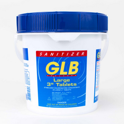 GLB - Large 3" Tablets - 8# Jar - Item #71230A