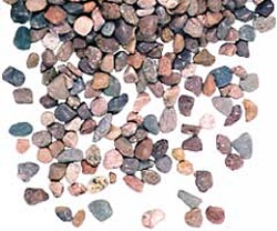 Gravel - Red Flint Pea Rock - 50 lb Bag