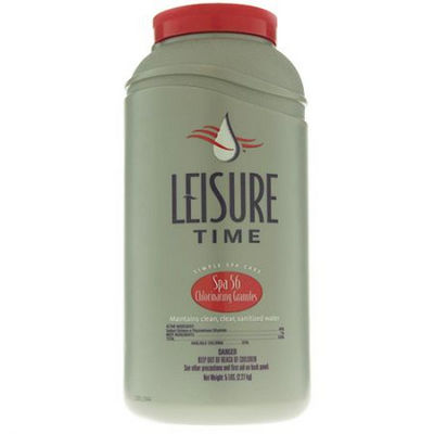 Leisure Time - Spa 56 Chlorinating Granules - 5 lbs Jar - Item #E5