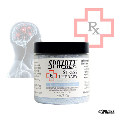 Rx Stress Therapy Crystals - De-Stress - 4 oz Jar